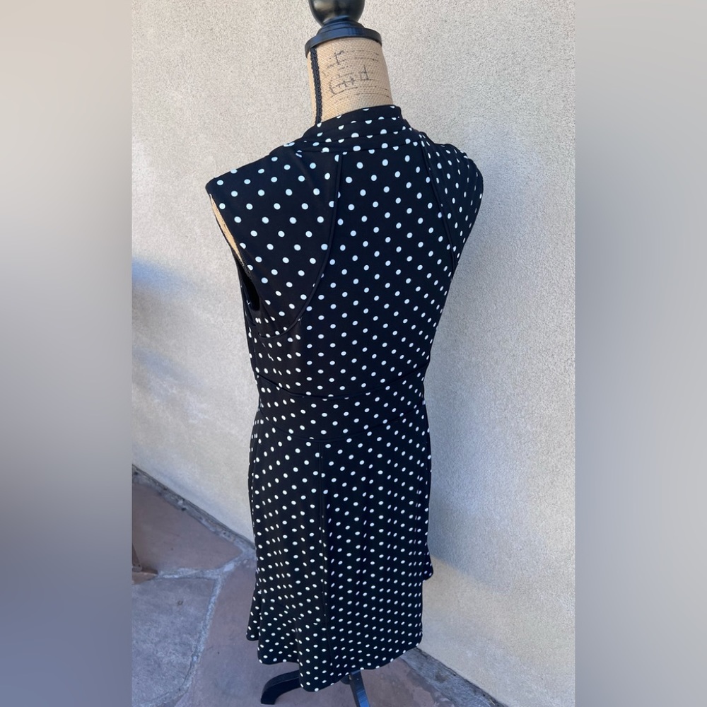 White House Black Market Sleeveless Knit Dot Sheath - Picture 13 of 15